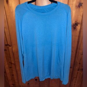 lululemon athletica xl men’s Blue Long Sleeve Tee SwiftUI long sleeve